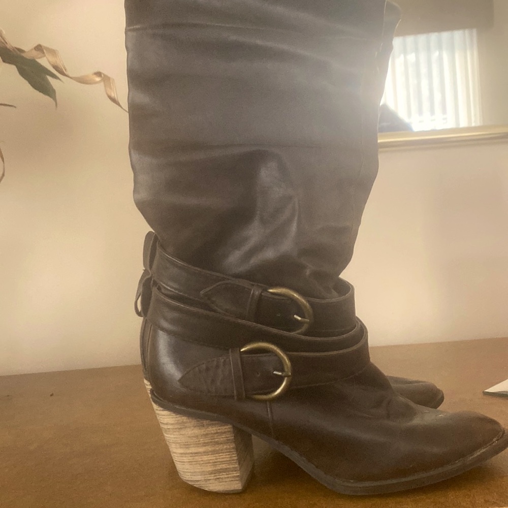 Brown boots